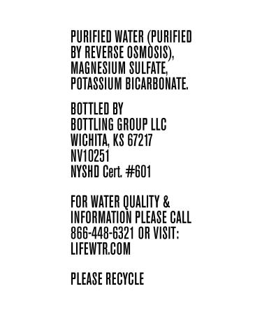 LIFEWTR Premium Enhanced Water - 20oz Bottle | 20 fl oz - Buy Online on GoSupps.com