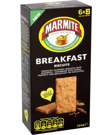  Marmite Marmite 6 x 252g Breakfast Cookies - Buy Online on GoSupps.com