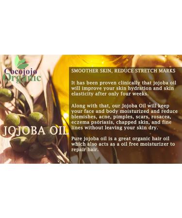 Dr Joe Lab Jojoba Oil - 100% Pure Cold Pressed Extra Virgin - Moisturizes & Nourishes Hair Skin Body Nails & Beard - 1 Gallon (128 Oz) - International Shipping Available - Buy Online on GoSupps.com