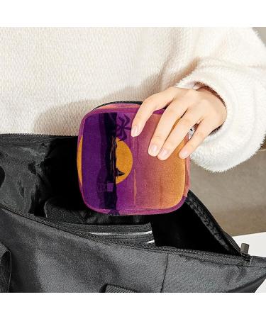 Sunset Beach Period Bag | Sanitary Napkin Storage & Travel Makeup Pouch - Buy Online on GoSupps.com