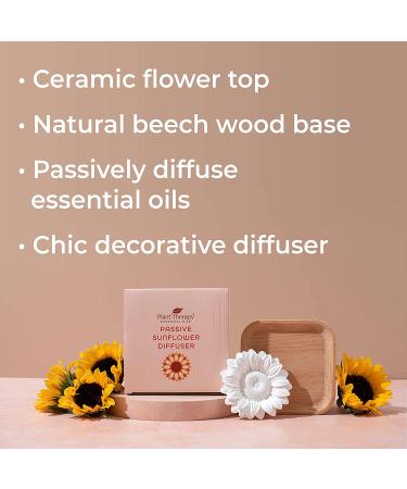 Plant Therapy Sunflower Aromatherapy Diffuser - Passive Essential Oil Diffuser - Buy Online on GoSupps.com