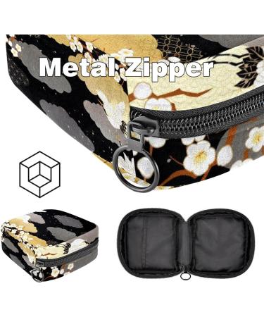 Shop Women's Binding Bags - Japanese Crane & Cherry Blossom Tampon Storage Pockets - Stylish & Practical - Buy Online on GoSupps.com