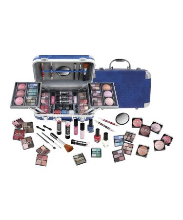 ZMILE Cosmetics 'Traveller' Blue Traditional Make-Up Case | International Shipping Available - Buy Online on GoSupps.com