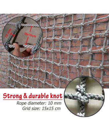 Climbing Net Heavy Duty Rope Cargo Net Tree House Climbing Safety Net Stair Balcony Railing Protection Net Outdoor Playground Nets(Size:2 * 2m(6.6 * 6.6ft)) () - Buy Online on GoSupps.com