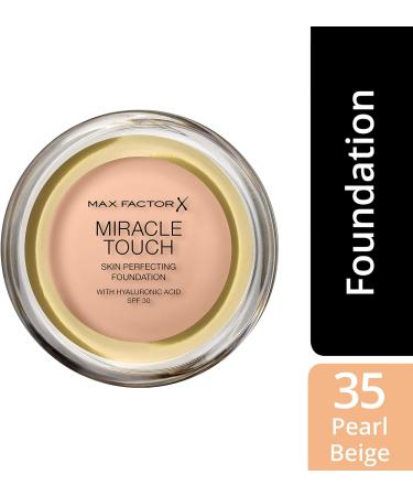 Max Factor Miracle Touch Foundation SPF 30 with Hyaluronic Acid - Pearl Beige 1 Count - Buy Online on GoSupps.com