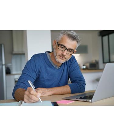 Boost Eyewear 12 Pack Reading Glasses - Ultra Lightweight Matte Black Rectangular Frames with Non-Slip Cushions for Men & Women - 1.0 Diopters - Buy Online on GoSupps.com