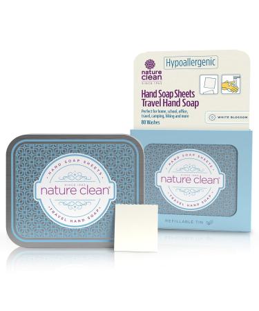 Nature Clean travel hand soap sheets for traveling - non-toxic, hypoallergenic, mini biodegradable paper soap sheets for travel, dissolvable portable soap for camping essentials refill - 80 units 80 Count (Pack of 1) - Buy Online on GoSupps.com