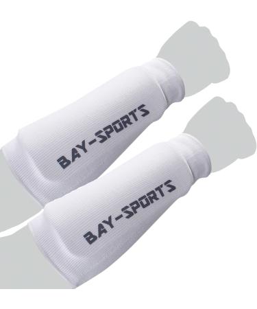 Buy Bay Forearm Protector - Cotton Martial Arts Arm Protection | White L-XL | International Shipping Available - Buy Online on GoSupps.com
