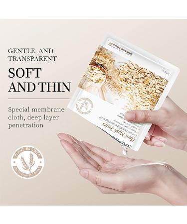 Meleell Korean Collagen Sheet Face Masks Bulk Pack - 40 Combo Pack for Hydrating Spa Treatment, Anti-Aging, and Sensitive Skin Care with Rose, Mango, Cherry, Apple, Tea, Snail, and Bamboo Extracts - Ideal for Women and Teen Girls - Buy Online on GoSupps.com