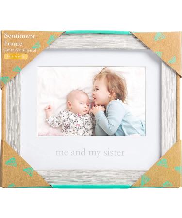 Kate & Milo Rustic Me & My Sister Frame | Sibling & Sister Gifts | Nursery Decor & Baby Keepsake Photo Frame - Buy Online on GoSupps.com