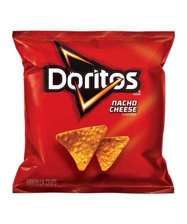 Doritos Nacho Cheese 1oz - 12 Pack | Crunchy Tortilla Chips | Snack Size Pack of 12 - Buy Online on GoSupps.com