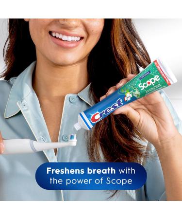 Crest Complete Toothpaste Whitening Plus Scope Minty Fresh 480 mL Total (4 Count of 120 mL Each) Toothpaste Scope (Pack of 4) - Buy Online on GoSupps.com