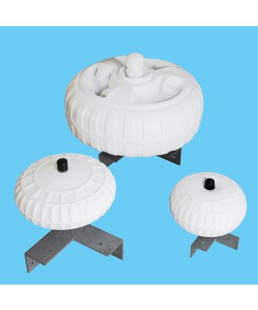 Dock Edge + Inc. Corner Mount Dock Wheel (9-Inch  White) - Buy Online on GoSupps.com