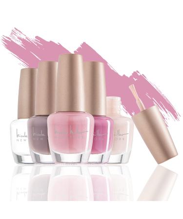 Nicole Miller Nail Polish Collection – Unique Glossy and Shimmery Colors for Women and Girls Romance Nail Polish Collection