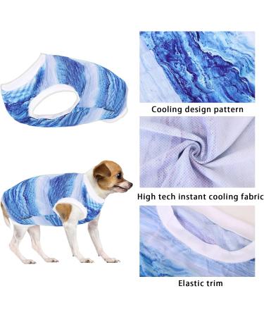 Cool Summer Dog Shirt & Vest for Small Dogs - Breathable Fashionable Pet Clothing | Blue Puppy Sweatshirt for Beach - Buy Online on GoSupps.com
