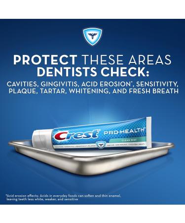 Crest Pro-Health Clean Mint Toothpaste 4.6 Ounce (Pack of 3) - Buy Online on GoSupps.com