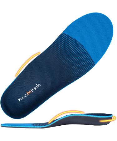 Heavy Duty Support Plantar Fasciitis Insoles Orthotics Shoe Inserts Relieve Flat Feet Foot Pain High Arch Insoles for Men Women Standing All Day Comfort Wok Boot Shoe Insole S S | Men6.5-8.5 Women7.5-9.5 | 10.24IN