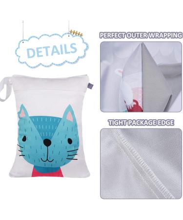 Seaur Naspasche Kita Large Dry Wet Bag - Waterproof Reusable Baby Diaper Bag for Travel Sports & Pool - 30x40cm - Buy Online on GoSupps.com