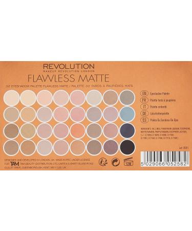 REVOLUTION Ultra 32 Eyeshadow Palette - Flawless Matte Powder - 20g - Buy Online on GoSupps.com