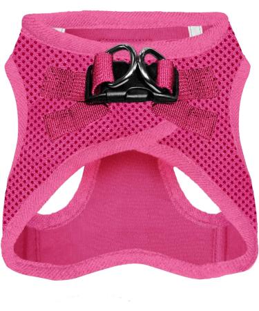 Best Pet Supplies Voyager Mesh Harness & Leash Combo XS/S (Chest 14.5-16) Fuchsia - Reflective Leash, Neoprene Handle - All Weather Harness for Small, Medium, Large Breed Puppies - Red - Buy Online on GoSupps.com