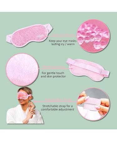 Katty Loy Gel Eye Mask - Luxury Cooling Eye Mask for Hot Cold Therapy - Relieves Puffy Eyes, Dark Circles, Headaches, Migraines & Sinus Pain - Reusable (1 Count) - Buy Online on GoSupps.com