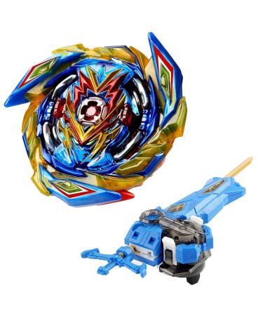 Netoke Gyro Burst Kreisel Set 4d Metal Fusion martial cords with Battling B-200 Saint Launcher Launcher LR gift set models: B-163 Blue