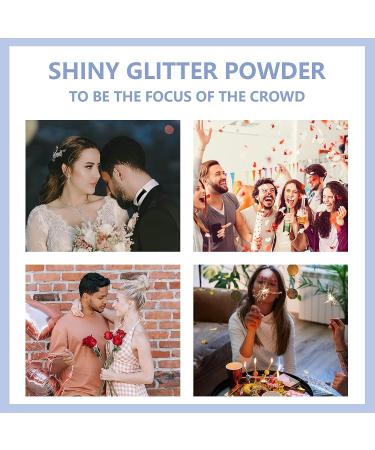 NewBang Polvo De Hadas Highlighter Powder Stick - White Moonbeam Shade - 1 Ounce | Glitter High Gloss Body Shimmer Makeup for Face, Body, Lips, Eyes - Glow Cosmetic for Sparkling Radiance - Buy Online on GoSupps.com