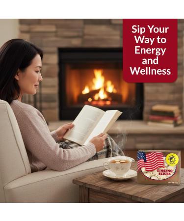 TAOVIBE American Ginseng Slices Pure Wisconsin Ginseng Root for Energy Immunity Focus & Cognitive Support Non-GMO Gluten-Free Hand-Sliced for Freshness Suitable for Tea Cooking & Wellness - Buy Online on GoSupps.com