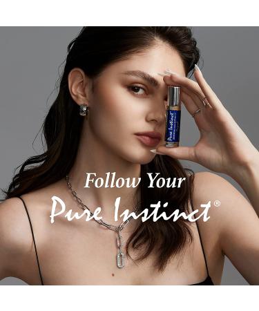 Pure Instinct Roll-On (3-Pack) | Pheromone Infused Essential Oil Perfume for Men and Women | TSA Friendly - Buy Online on GoSupps.com