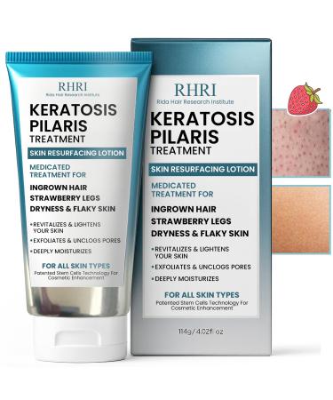 Keratosis Pilaris Treatment | Keratosis Pilaris Lotion with 10% AHA | Gentle Exfoliation For Strawberry Legs, KP & Ingrown Hairs | Smooth & Hydrating Body Lotion For Redness, Dry, Rough And Flaky Skin KP Lotion