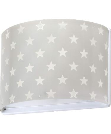 Buy Dalber Children's Wall Lamp | Grey Star Design | E27 | Perfect for Kids' Rooms - 81218L - Buy Online on GoSupps.com