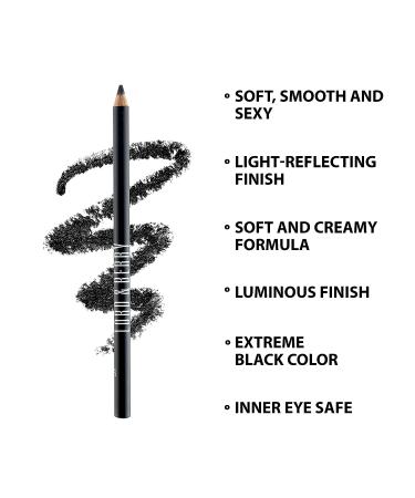 Lord & Berry Dark Black Waterproof Eyeliner Pencil - Long Lasting and Blendable - Buy Online on GoSupps.com