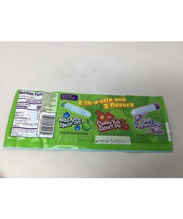 Fun Dip 3 Flavor Pack - RazzApple, Cherry, and Grape - 1.4 oz Packs (Pack of 6) - Buy Online on GoSupps.com