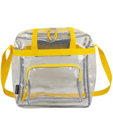 Eastsport Clear Stadium Approved Tote Honey Bun Yellow