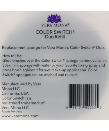 Vera Mona Color Switch Duo Refill - Instant Makeup Brush Cleaner for Flawless Application - Buy Online on GoSupps.com