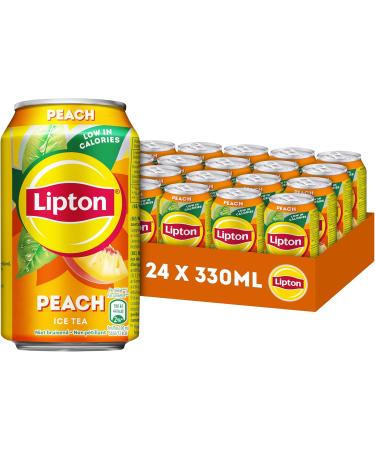 Boisson gazeuse Lipton Ice Tea Peach Blik 330 ml | 24 pi ces - Buy Online on GoSupps.com