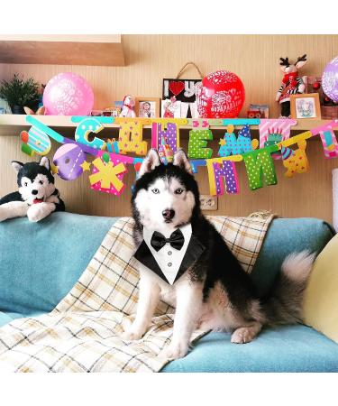 Buy Narrow Dog Smoking Bandana - Adjustable Formal Neckerchief for Weddings & Birthdays - Stylish Dog Costumes (L) - Buy Online on GoSupps.com