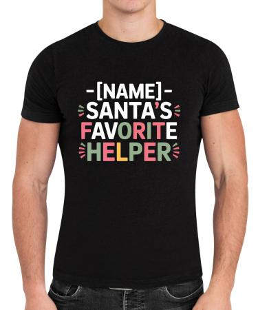 Classic Custom Seasonal Tee Celebration Title Energy Pack - 's Favorite Helper Black