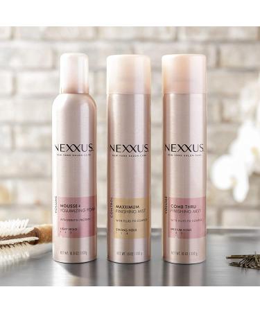 Nexxus Maximum Hold Finishing Hair Spray 10 oz - Control and Style Hair with Women's Hairspray - Buy Online on GoSupps.com