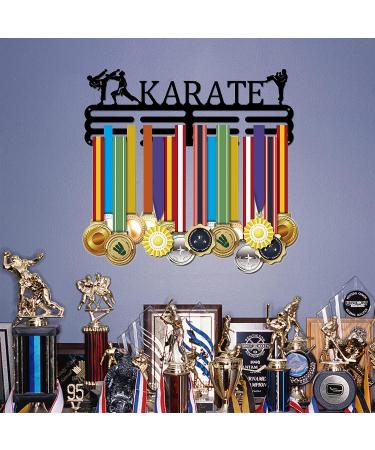 Japanese Karate Medal Hanger Display - Metal Holder for 60+ Medals | Athlete Gift for Competition Medal Hanging - Taekwondo & Sports Race Ribbon Display - Buy Online on GoSupps.com