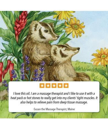 Badger Organic Deep Tissue Massage Oil - Ginger, Arnica & Cayenne | 4 fl oz - Buy Online on GoSupps.com
