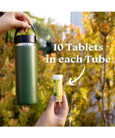 Drinklits Lemon Immunity & Lemon-Lime Hydration Tablets (2) Tube Combo Pack | Essential Electrolytes Immune Support Great Taste | 20 Servings (10 Tablets Per Tube) - Buy Online on GoSupps.com