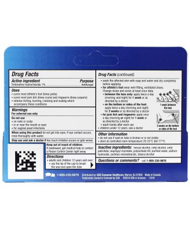 Lamisil Athlete's Foot Antifungal Cream 1oz - Full Prescription Strength for Itching, Burning, Cracking & Scaling - Buy Online on GoSupps.com