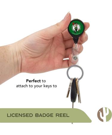 Boston Celtics NBA Team Retractable Badge Holder Ticket Clip Reel ID - Buy Online on GoSupps.com