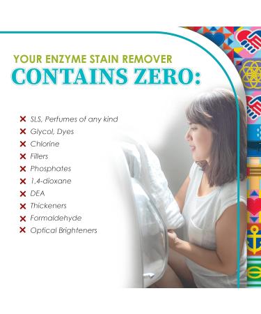 Truly Free Natural Stain Remover - Water-Activated Enzymes for Food Blood Grass & Pet Stains (50 Scoops) - Eco-Friendly & Effective - Buy Online on GoSupps.com