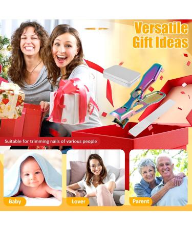 Nail Clippers for Thick Nails 12mm Wide Jaw Nail Trimmer Stainless Steel Nail Cutter with Nail Clip Storage Portable Fingernail Cutter Labor Saving Fingernail Trimmer for Women Men Adults(colorful) - Buy Online on GoSupps.com