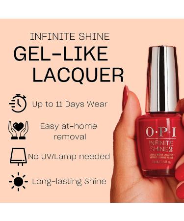 OPI Nail Polish Jewel Be Bold Collection Infinite Shine Long Wear Nail Polish 2nd Step Clean Slate - Buy Online on GoSupps.com