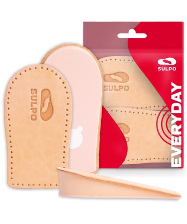 Sulpo heel increase inserts - heel wedge for the increase in the gain - high brine boost sole - heel pillow made of leather - insoles larger - heel spur inserts - orthopedic wedge 25 mm m - 38-40