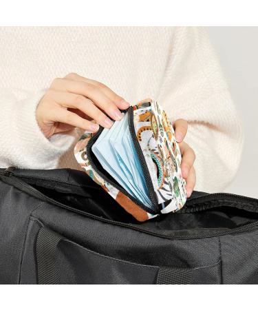 Buy Women's Bonds Storage Pockets Stillpad Halter Jungle Tribal Animal Portable Period Kit Bag - Stylish & Functional Feminine Product Bag - Buy Online on GoSupps.com