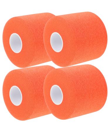 Healvian Athletic Wraps 4 Rolls Self Adhesive Wrap Breathable Foam Tape Cohesive Sports Wrap for Ankle Wrist Finger Elbow